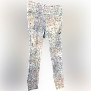 Gray speckled Lululemon leggings